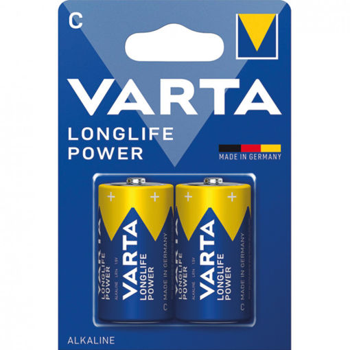 Picture of Varta Alkaline Batteries 2 Pack C